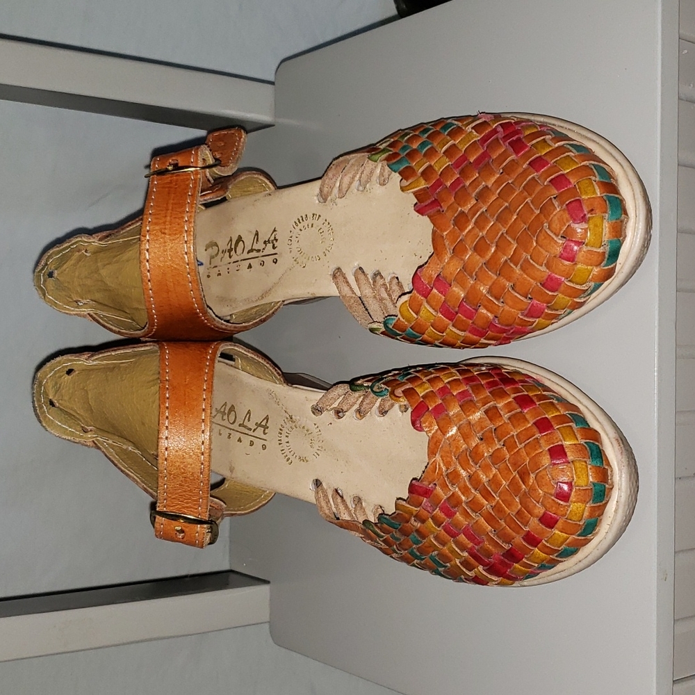 Paola Calzado huarache style wedges - Picture 4 of 6